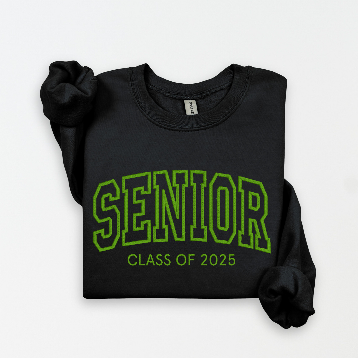 Senior Arched Crewneck - Embroidered