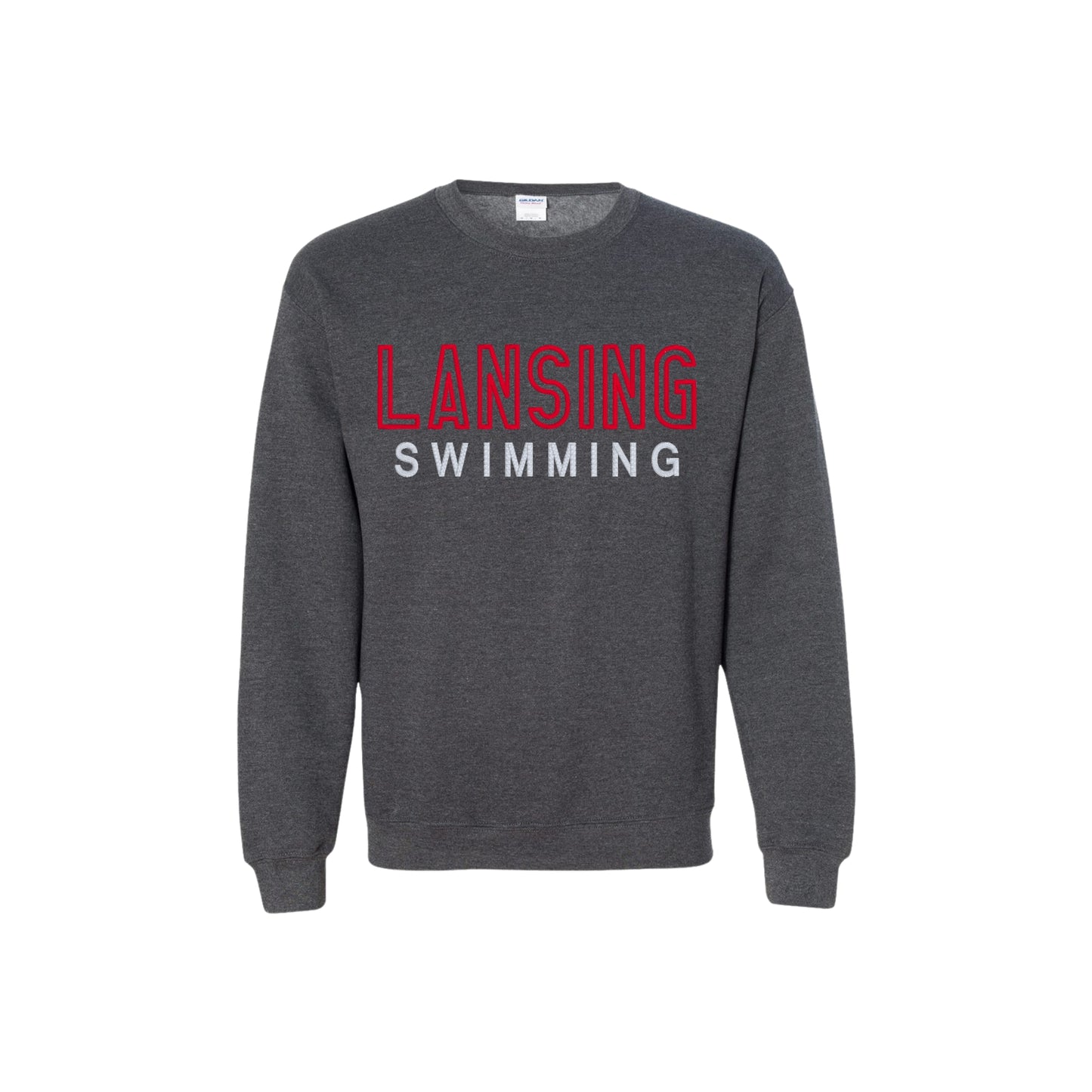 Lansing Swim 3D Embroidered Sweatshirt or Hoodie