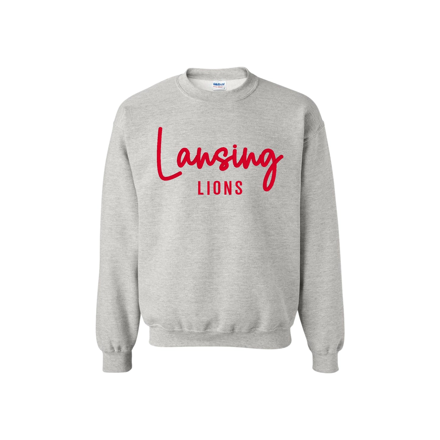 Lansing Lions 3D Embroidered Sweatshirt or Hoodie