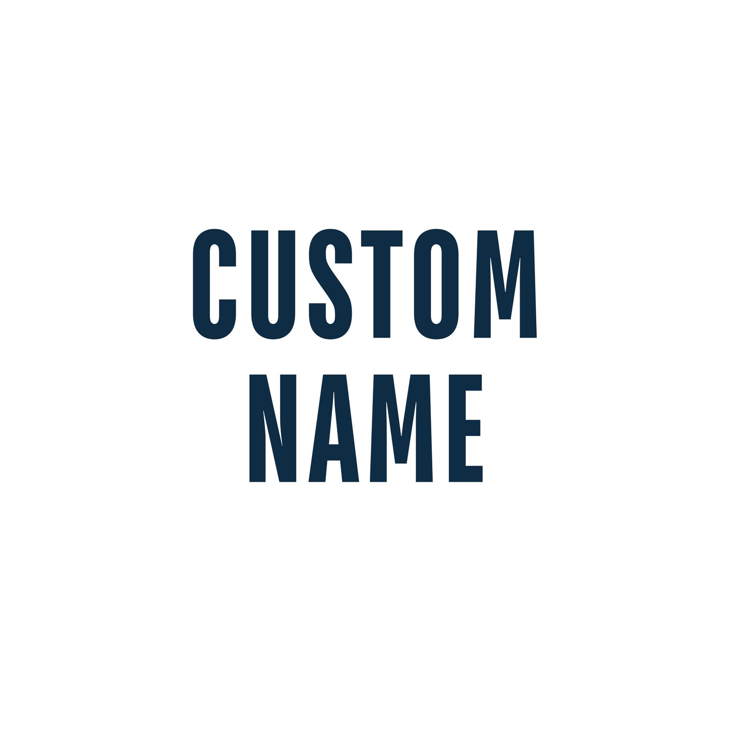 Add Custom Name +$2