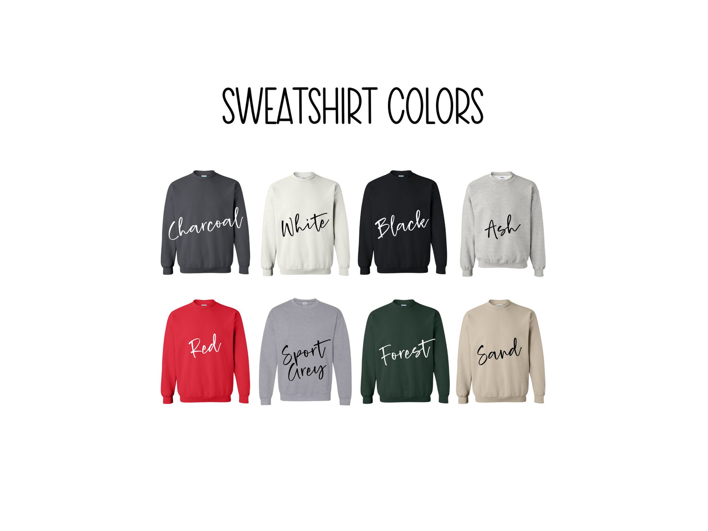 Senior Arched Crewneck - Embroidered