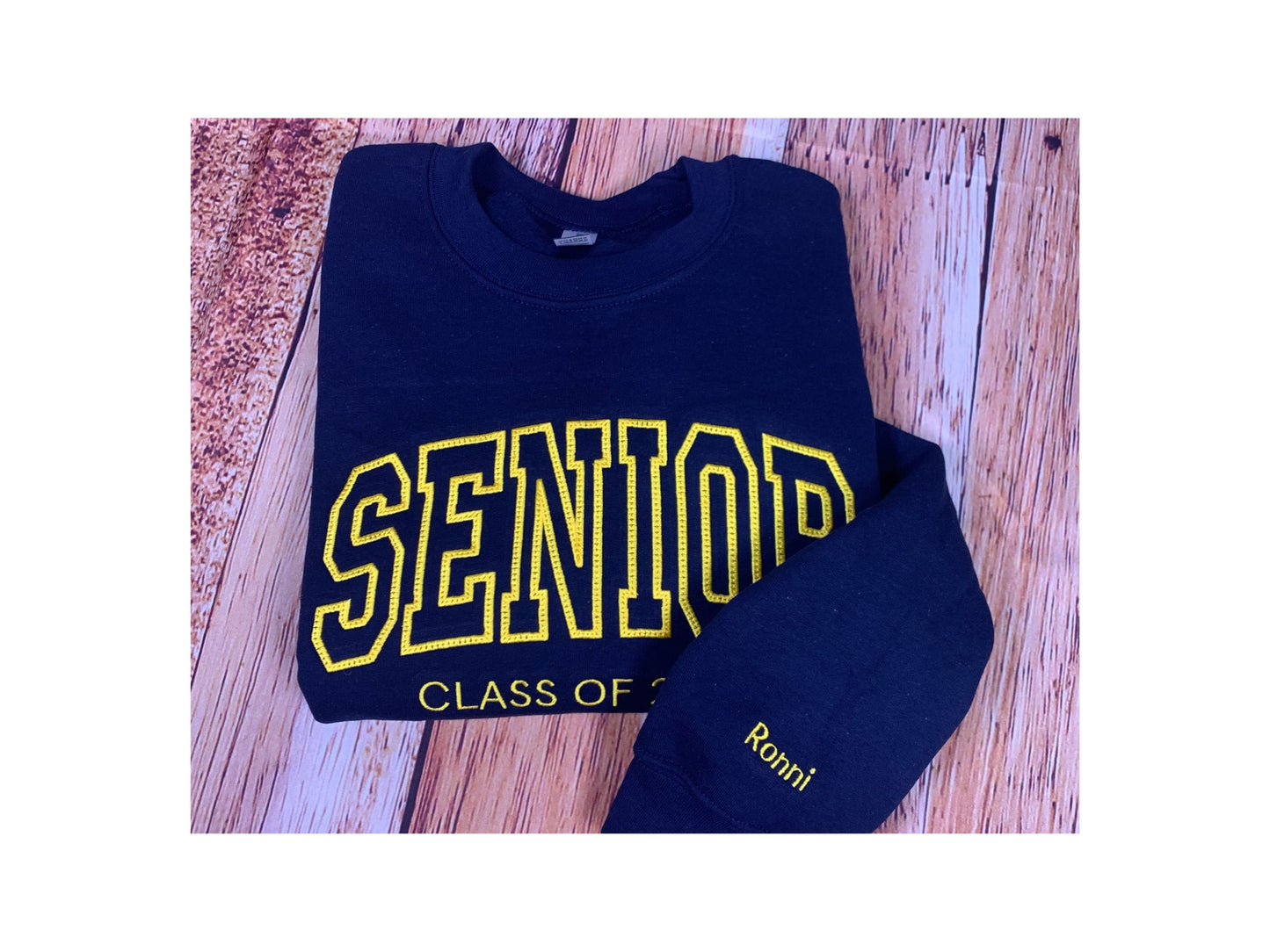 Senior Arched Crewneck - Embroidered