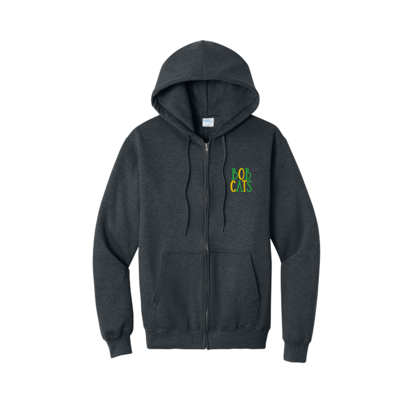 Custom Split Text Zip Hoodie - Adult & Youth