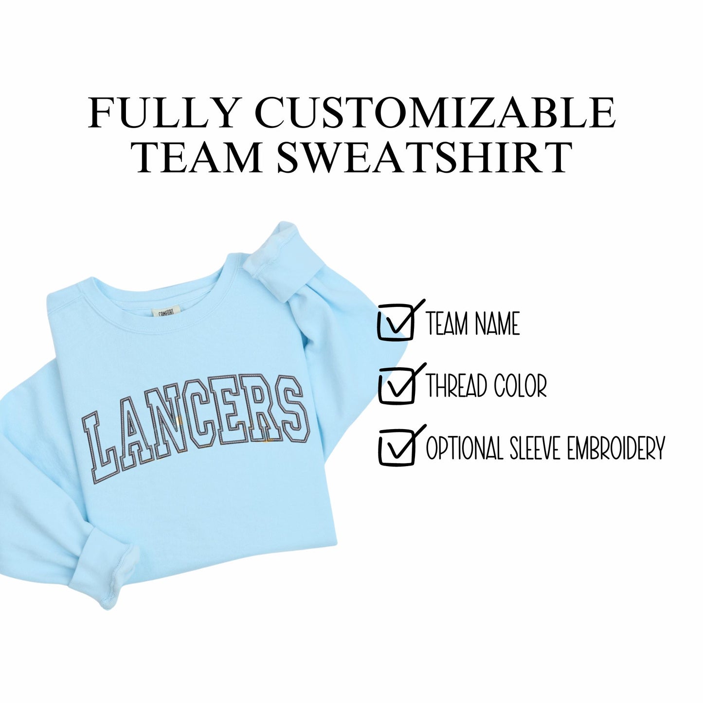 Lancers Embroidered Sweatshirt