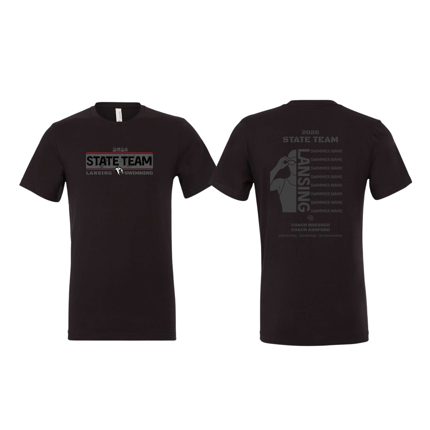 Lansing Girls Swim State Tee