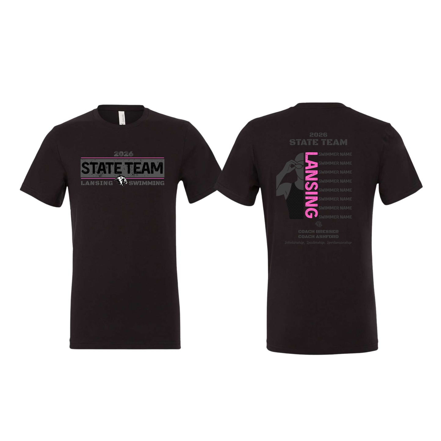 Lansing Girls Swim State Tee