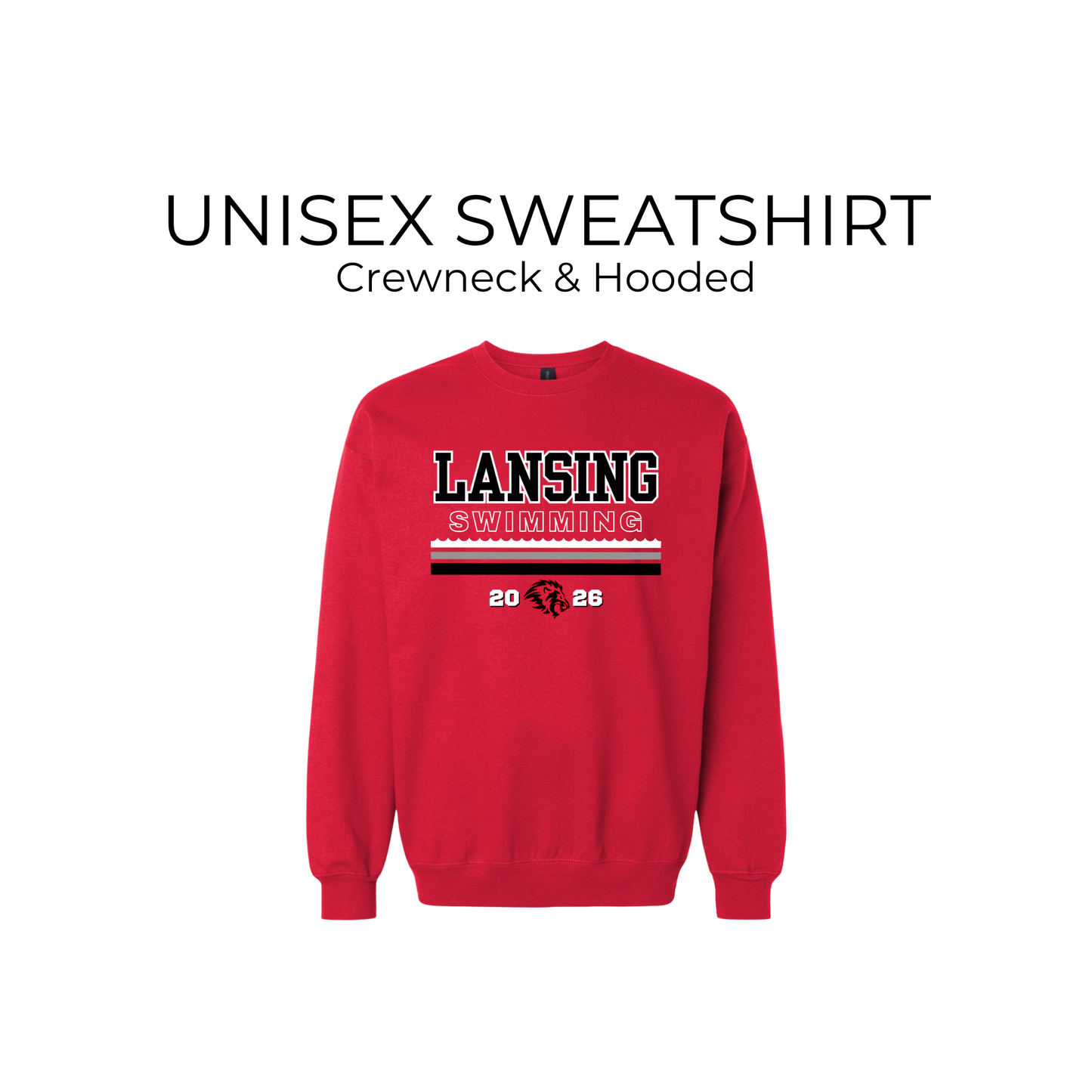 Lansing Swim Sweatshirt or Hoodie