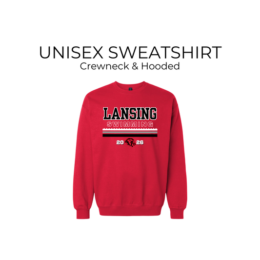 Lansing Swim Sweatshirt or Hoodie