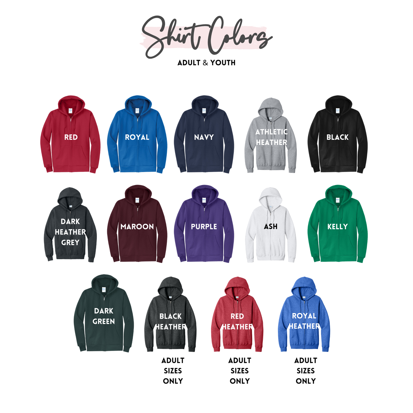 Tonganoxie Split Text Zip Hoodie - Adult & Youth