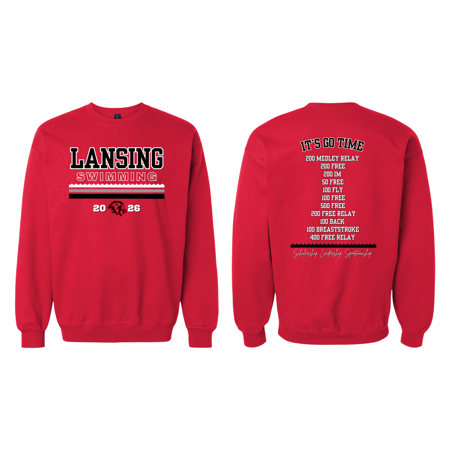 Lansing Swim Sweatshirt or Hoodie