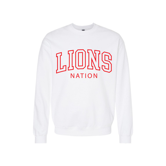 Lions Arched Crewneck Sweatshirt