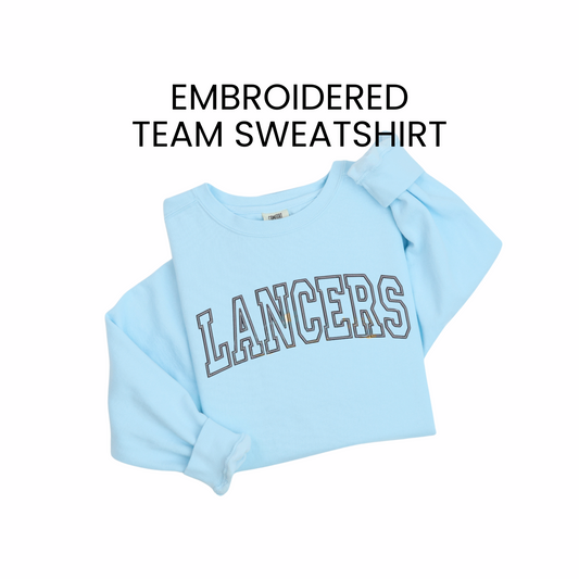 FTLL Embroidered Sweatshirt - Comfort Colors